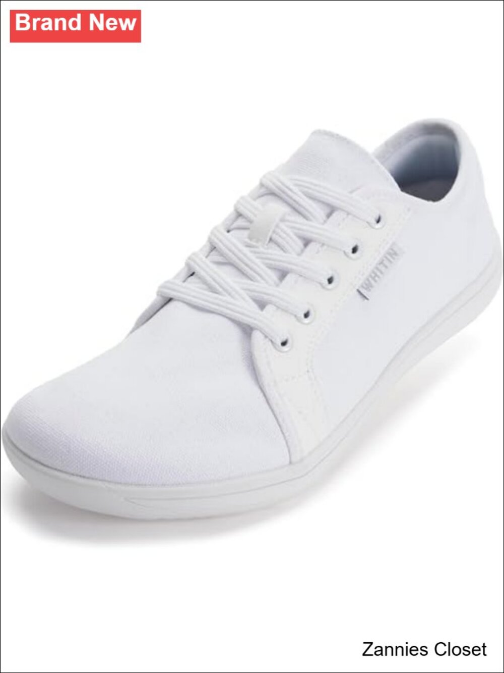 ✨ WHITIN Women's Canvas Barefoot Shoes Wide Sneakers Classic Fit W81V2